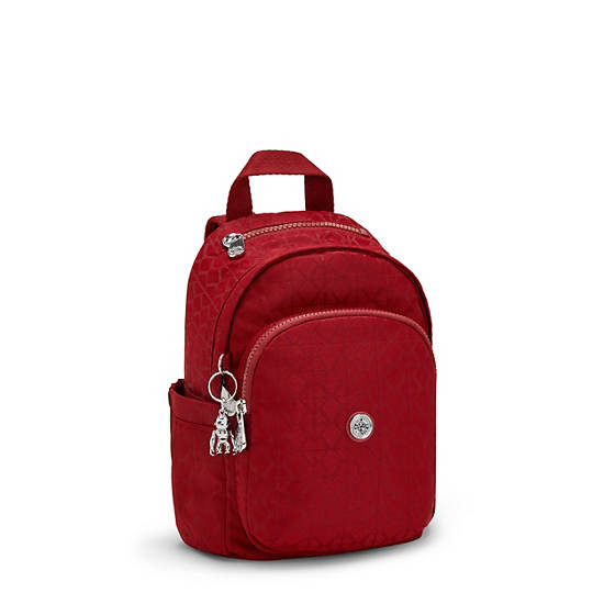 Kipling Delia Mini Backpacks Signature Red | AU 1564ZU